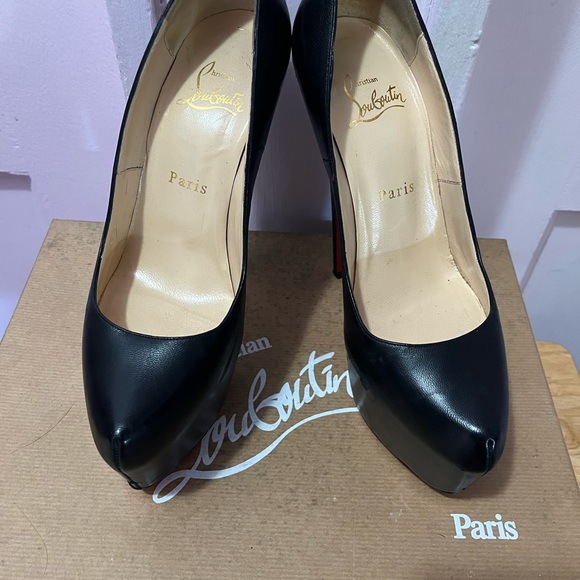 christian louboutin daffodile platform high heels - size 37.5 - Picture 3 of 7
